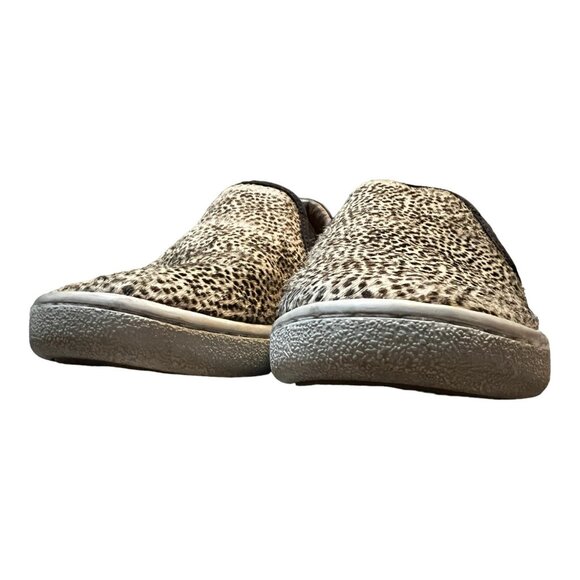 Ugg Animal Fur Print Low Rise Sneakers Sz 5 Womens Tan & Black Flats 1019218 - Picture 14 of 16